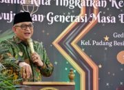 Pj Wali Kota Padang Andree Algamar Hadiri Khatam Qur’an dan Wisuda Iqra di Lubuk Kilangan 