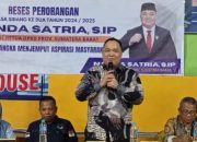 Reses Masa Sidang II, Wakil Ketua DPRD Sumbar, Nanda Satria Tampung Aspirasi Masyarakat Kota Padang