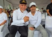 Kompak Berkaos Putih, Gubernur dan Wakil Gubernur Sumbar Terpilih Ikuti Gladi Kotor Pelantikan di Monas