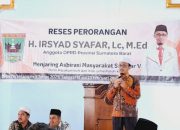 Anggota DPRD Sumbar Irsyad Safar Reses di Masjid Amaliyah Banjaranah, Warga Minta Dibangun JUT