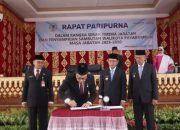 Serah Terima Jabatan Wali Kota-Wakil Wali Kota Payakumbuh dalam Sidang Paripurna DPRD 