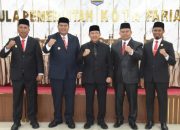 Sertijab Walikota Pariaman Berjalan Lancar, Gubernur Berharap Walikota dan Wakil Senantiasa Menjaga Kekompakan