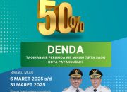 Selama Ramadhan 1446 H, Perumda Air Minum Tirta Sago Keringanan Denda 50 Persen 