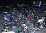 Operasi  Cipta Kondisi, Tim Gabungan Polres Payakumbuh Amankan Puluhan Sepeda Motor