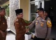 Duet Zulmaeta-Elzadaswarman Silaturrahmi dengan Kapolres AKBP Ricky Ricardo di Mapolres 