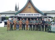 Silaturahmi ke Kodim 0306, Wako Zulmaeta dan Dandim Ucok Namara Sepakat Bersinergi untuk Pembangunan