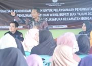KPU Riau Bersama KPU Siak Sosialisasikan PSU kepada Pemilih
