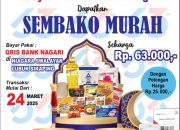 Program Sembako Murah di Lubuk Sikaping dalam Rangka HUT ke-63 Bank Nagari 