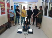 Satreskrim Polres Dharmasraya Tangkap Pencuri Laptop di SDN 17 Sungai Rumbai