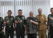 Pamit, Danrem 032/WBR Silaturahmi dengan Ketua DPRD Sumbar Muhidi 