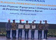 Wagub Vasko Ruseimy Saksikan Penandatanganan MOU Proyek Flyover Sitinjau Lauik 
