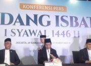 Pemerintah Resmi Tetapkan Lebaran Idul Fitri 1446 H Pada Senin 31 Maret 2025