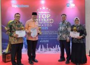 BUMD Award 2025 ; Gubernur Mahyeldi Terima Penghargaan Top Pembina BUMD dan BLUD RSAM Bukittinggi Raih Top BUMD Bintang Lima