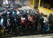Berantas Balap Liar, Polres Payakumbuh Tangkap 17 Sepeda Motor 