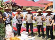 Polres Pasbar Gelar Panen Jagung Perdana Guna Mewujudkan Program Asta Cita