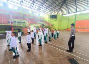 Unit Kamsel Sat Lantas Polres Pasaman Gelar Latihan dan Pembinaan Pocil di GOR Tuanku Rao