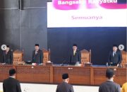 DPRD Kabupaten Dharmasraya Gelar Paripurna Pengumuman Pengusulan Penetapan Pasangan Calon Bupati dan Wakil Bupati Terpilih