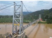 Ketua DPRD Kabupaten Dharmasraya Hadiri Peresmian Jembatan Gantung Siguntur
