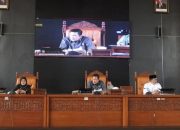 DPRD Kabupaten Dharmasraya Gelar Paripurna Dalam Rangka Penyampaian Nota Penjelasan Bupati Terkait LKPJ