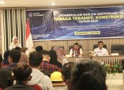 PUPR Kota Payakumbuh Uji Sertifikasi 100 Tenaga Terampil Konstruksi 