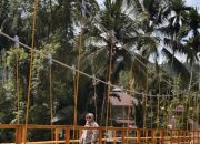 Alhamdulilah! Warga Lega, Jembatan Gantung Lubuk Nyiur Batang Kapas Rampung