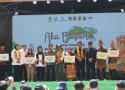 Didampingi Bupati Safni, Menteri Kehutanan Raja Juli Antoni Bersama Titiek Soeharto Buka Kegiatan Gelar Karya Perhutanan Sosial