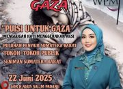 Dianita Maulin Vasko Baca Puisi untuk Gaza Bersama Penyair dan Tokoh Sumbar