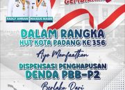 Pemko Padang Hapus Denda PBB P2 Hingga 31 Agustus 2025, Ini Syaratnya