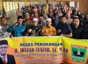 Irsyad Syafar Tampung Aspirasi Kemajuan Sekolah Rakyat dan Masalah Sosial di Nagari Simalanggang