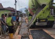 Penambahan Jaringan WTP Batang Agam Terus Dikebut, Kini Proses Cor Bekas Galian