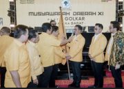 Terpilih Aklamasi, Khairunas Pimpin Lagi Golkar Sumbar untuk 5 Tahun Kedepan
