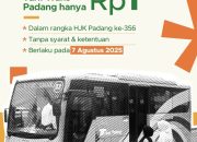 Jangan Lupa! Tanggal 7 Agustus 2025 Naik Trans Padang Hanya Bayar Rp1