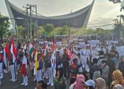 Kirab Bima Suci dan Genderang Seruling Gita Jala Taruna Semarakkan HJK Padang ke-356