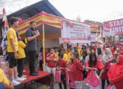 Wali Kota Padang Lepas Gerak Jalan Santai dan Aksi Bersih Lingkungan di Pasar Gadang