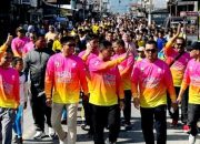 Bupati Welly Suhery Buka Jalan Sehat Pasaman Bangkit di Padang Gelugur 