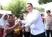Wakil Ketua DPRD Sumbar Hadiri Gerakan Pangan Murah Polri di Mako Satbrimob