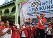 Gubernur Sumbar Lepas Ribuan Peserta Jalan Sehat Kerukunan Peringati HUT ke-80 RI