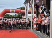 Gubernur Sumbar Lepas Peserta Gowes Parade Merah Putih 80 Kilometer