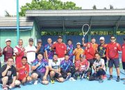 Gebyar HUT RI Ke-80 di Lapangan Sekora, 25 Petenis Ikuti Laga Tenis Eksekutif