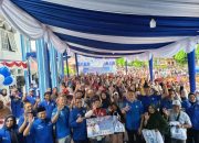 DPW dan DPD PAN Sumbar Bagikan 80 Ton Beras pada Puncak HUT ke-27