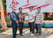 Resmi, Bawaslu Pessel Terima SK Saka Adhyasta Pemilu dari Kwarcab 0301 Pramuka Pessel