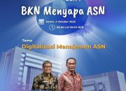 Diskominfo Pessel Fasilitasi ASN Ikuti Program “BKN Menyapa ASN” Bertema Digitalisasi Manajemen ASN