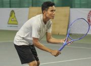 Mursyid Alfikri Raih Pengalaman Perdana Kejurnas Tenis Senior TDP Piala Kapolda Sumbar