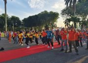 HUT PT Garam Ke-80, Gubernur Mahyeldi Jalan Sehat Bersama Lososa 