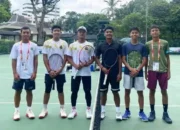 Tenis POPNas XVII, Tim Beregu Putra Sumbar Puas Diperempat Final