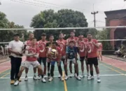 Asgar Muda Angkat Trophi Volly Balll Sumpah Pemuda di Tajur Halang