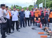 Apel Kesiapan Tanggap Darurat Bencana Digelar di Polres Payakumbuh
