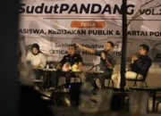 Liga Mahasiswa NasDem Sumbar Gelar Diskusi Publik “Sudut Pandang” Bahas Peran Mahasiswa dan Partai Politik