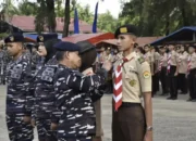 ‎Bentuk Karakter Unggul, Dankodaeral II Buka PERSAMI Korps Kadet RI di Pantai Air Manis