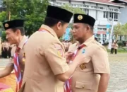 Dalam Raimuna Daerah VII, Aprinaldi Terima Lencana Darma Bakti